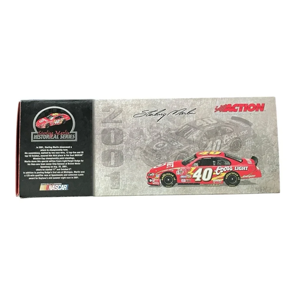 Sterling Marlin #40 Coors Light Target 2001 1/24 Dodge Intrepid Nascar Diecast